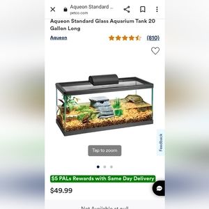 20 Gallon Tank with cover